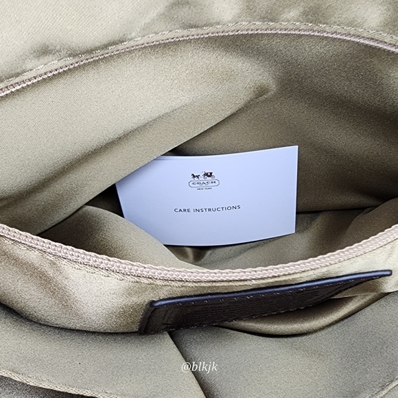 Coach Madison Kelsey Zebra Print Canvas Satchel With  Leather Trim *Brown* - Picture 14 of 16